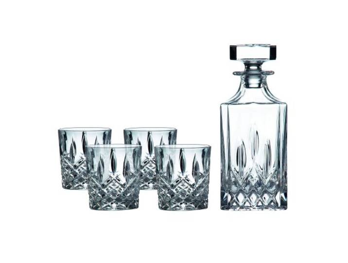 Royal Doulton Schnaps-Dekanter-Set, transparent