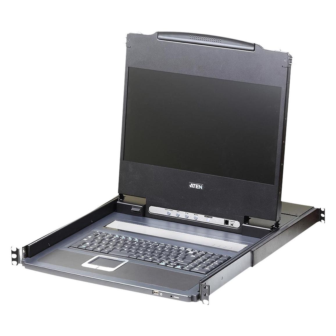 Aten CL6700MW 1U Schwarz Tastatur/Video/Maus (KVM)-Switch (CL6700MW-AT-XG-2XK06UG)