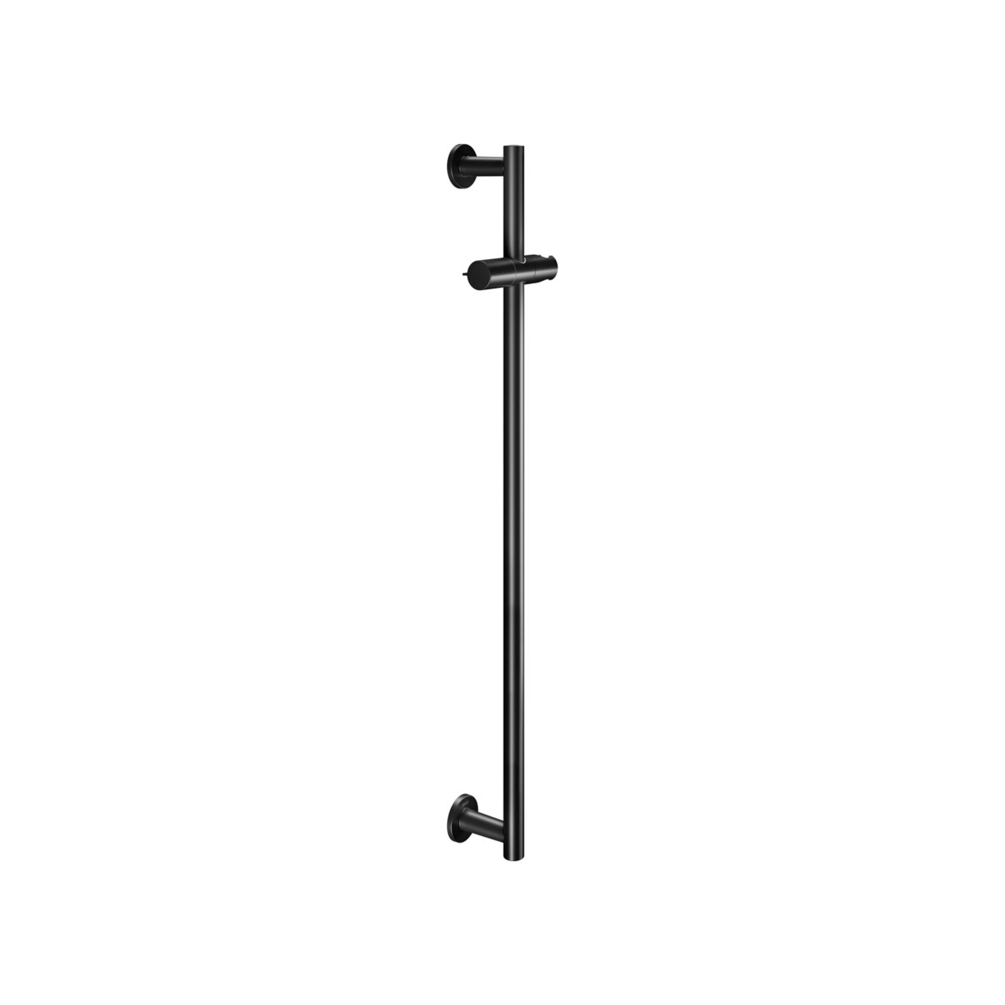 Keuco Brausestange IXMO H 855mm, Br.-Schieber, Roset. rd, sw ma (59585370901)