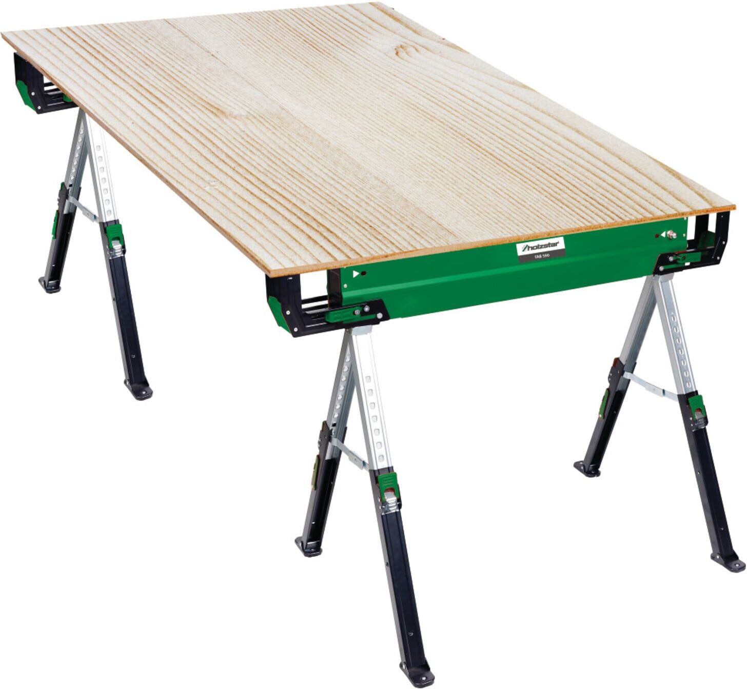 holzstar Falt-Arbeitsbock FAB 590 höhenverstellbar bis 825 mm stabil Stahl (5900018)