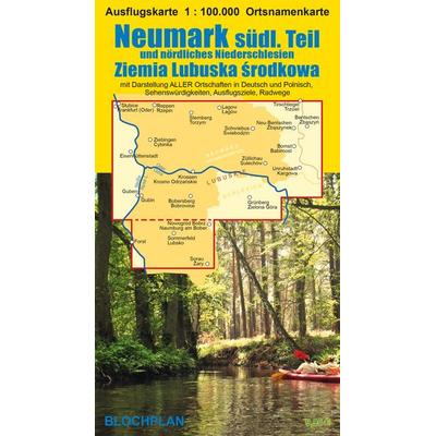 Landkarte Neumark - südlicher Teil, Sonstige von Dirk Bloch, Blochplan, 978-3-9822969-0-6