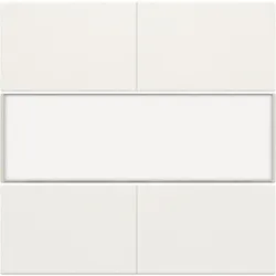 Niko Züblin 154-40250 Abdeckung für potentialfreien 4 fach Taster, 24 V, mit Textfeld white 15440250