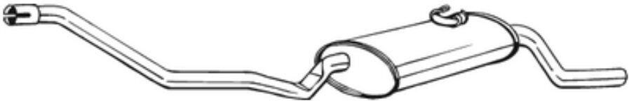 Silencieux Arrière Bosal 282-391