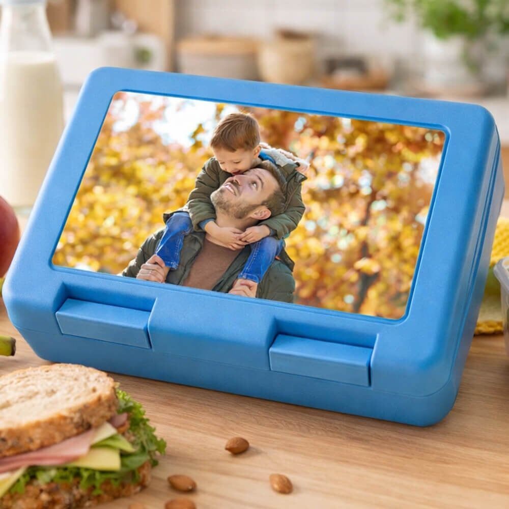 Ocadeau Boite à goûter bleu clair