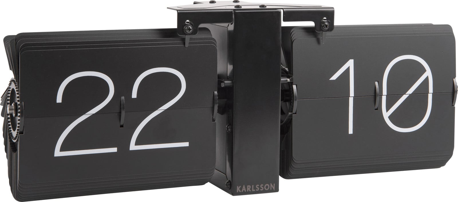Karlsson Flip Digitale Klok Zwart - Modern Tafelmodel
