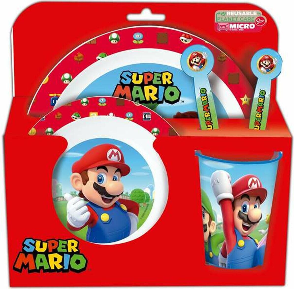 Picknickset Super Mario voor kinderen van Tinisu