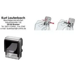 Trodat, Stempel, Textstempelautomat Printy 4913 4.0, blau