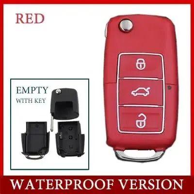 Fake Car Key Diversion Safe Hidden Storage Box For Cash And Small Items waterproof Red