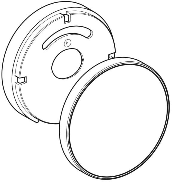 Geberit 245432211 mit Drehbet. und Zulauf, chrg