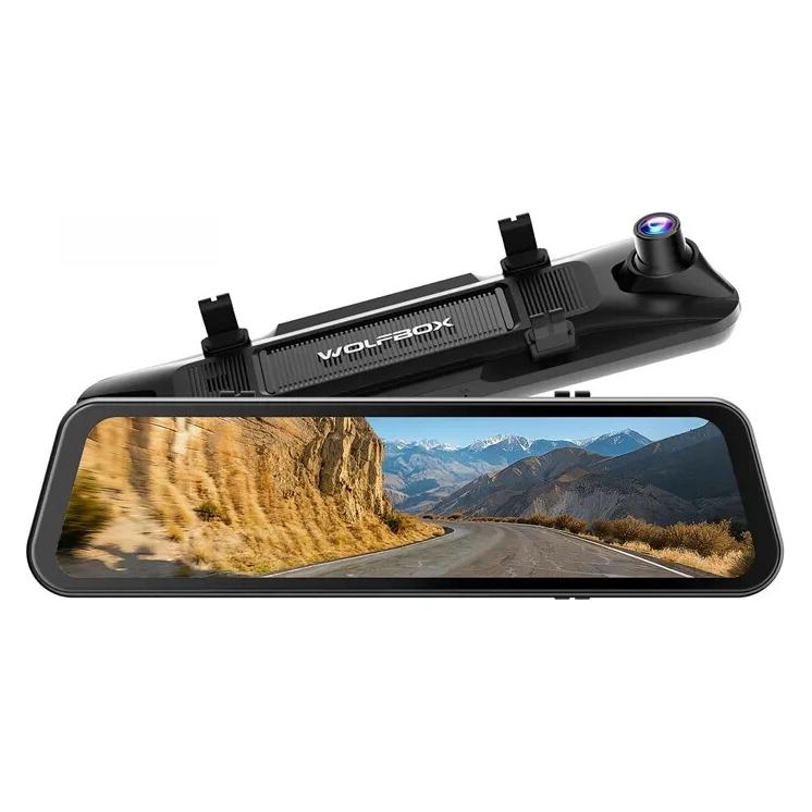 Wolfbox G900pro 4K + 2,5K-Dashcam (Eingebautes Display, Eingebautes Mikrofon, GPS-Empfänger, 4K) (G900PRO (WITHOUT SD))