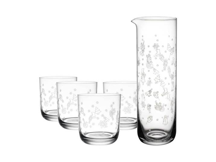 Villeroy & Boch Trinkgläserset MIT Karaffe Toy's Delight transparent, Transparent, Glas, Gläser, Gläsersets