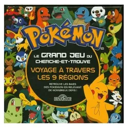 Les Livres du Dragon d'Or Pokemon - Reise durch die 9 Regionen - Das neue grosse Spiel von Cherche et Trouve - Französisch (Französisch)