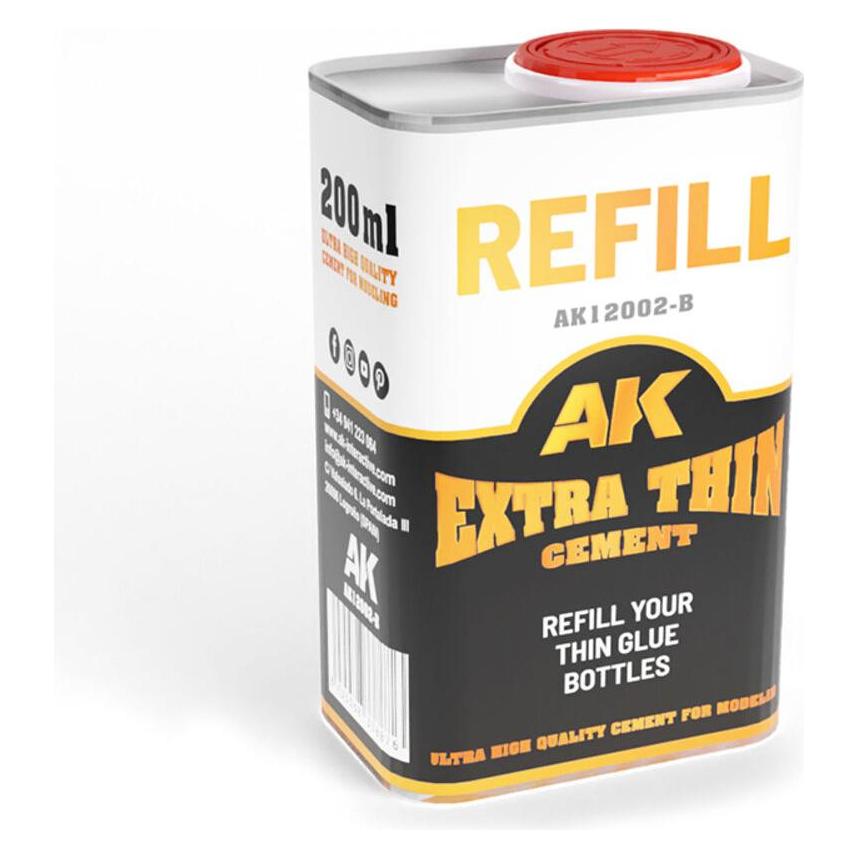 AK Interactive Refillextra Thin Cement (AK12002-B)