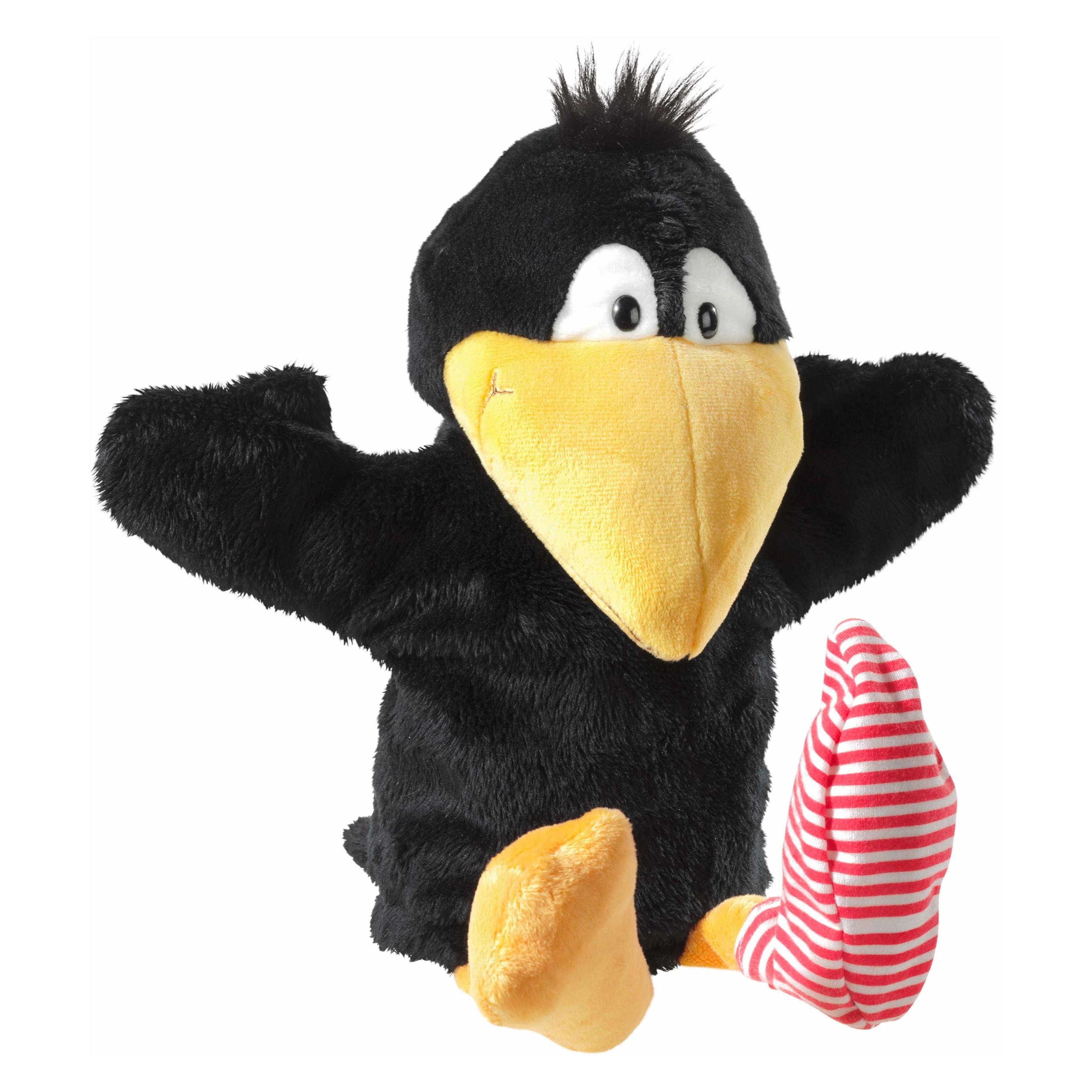 Heunec Handpuppe Der kleine Rabe Socke schwarz 36cm (63912109)