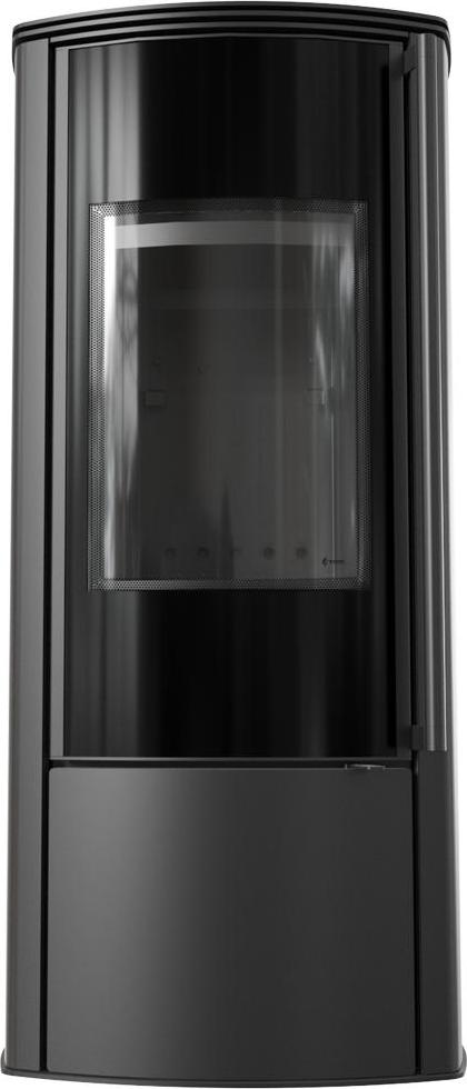 Freistehender Stahlofen KRATKI AB KRATKI ENYO R 5,5 kW Ø 100/150 schwarz Verkleidung