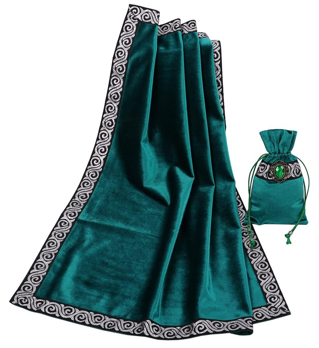 Merkloos Tarot Tafelkleed met Tas voor Wicca Ceremonies
