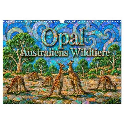 Opal - Australiens Wildtiere (Wandkalender 2027 DIN A3 quer), CALVENDO Monatskalender