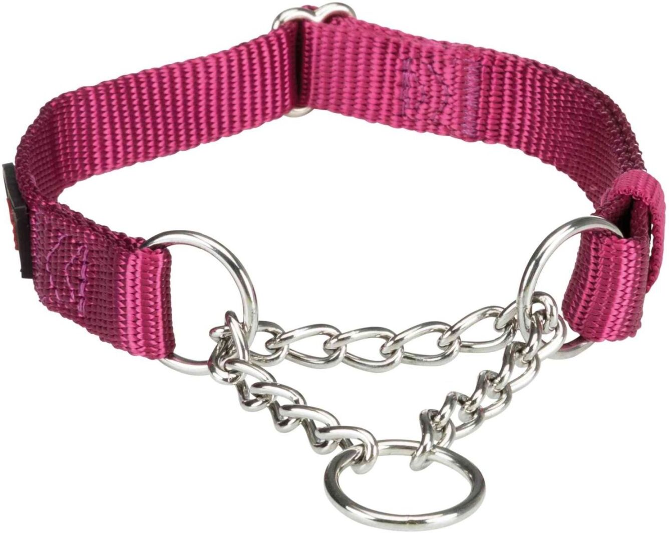 TRIXIE Premium Zug-Stopp-Halsband, schwarz, S–M