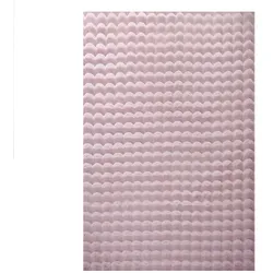 Carpetsale24 Teppich 160x230 cm Rosa, Flauschiger Teppich in Felloptik mit Bubble-Design, Super Weich, Plüschig, Ideal für Wohnzimmer