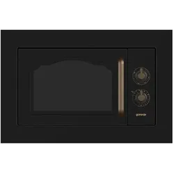 Gorenje BM235CLB Mikrowelle Integriert Kombi-Mikrowelle, Mikrowelle, Schwarz, Transparent