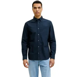 Jack & Jones Herren Freizeit Hemd JJEHARVEY OXFORD - Regular Fit - 12293325 Sky Captain REGULAR FIT - M