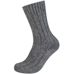 camano Cosy Special Yarn Alpaka-Wollsocken 9700 - dark grey melange 35-38