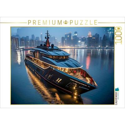 CALVENDO Puzzle Mega Yachten - Grenzenlose Innovation | 1000 Teile Lege-Größe 64x48cm Foto-Puzzle für glückliche Stunden