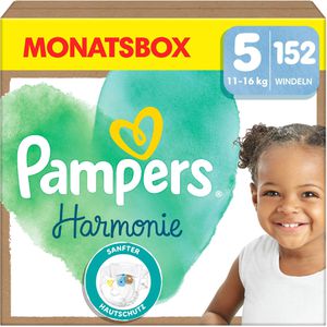 Pampers Windeln Harmonie, Größe 5, 11-16 kg, Sanfter Hautschutz, 152 Stück