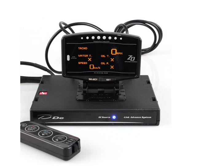 Kit complet de sport 10 en 1, jauge automatique numérique BF CR C2 Dei Advance ZD Link avec capteurs électroniques/14405 mètres [jauge DIN]