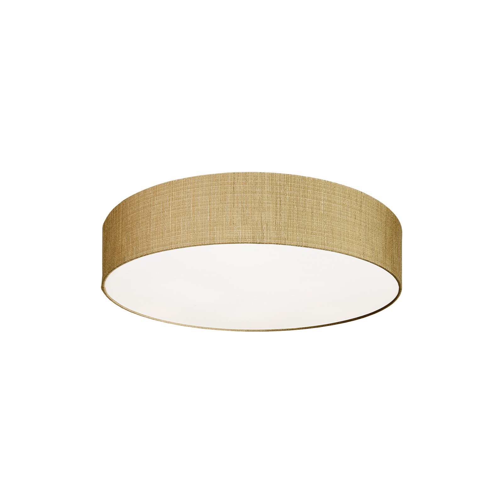 Lyora Turda plafondlamp goud/messing en wit, Ø 65 cm