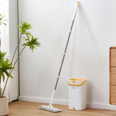 True & Tidy Mop and Bucket with Pump System in Lemon