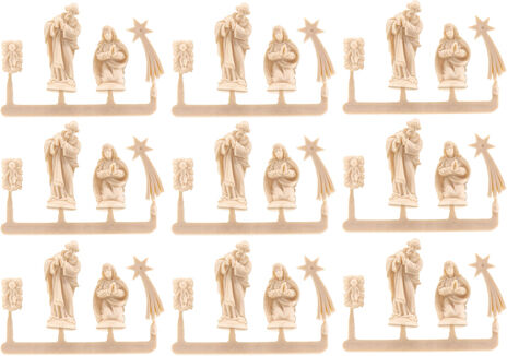 Miniatur-Krippenfiguren, 12er-Set
