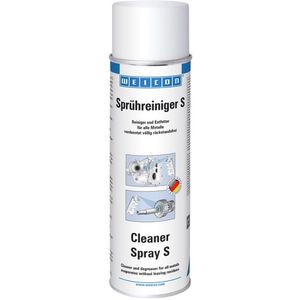 WEICON Industriereiniger 11202500, Sprühreiniger S, Spezialreiniger, Entfetter, Spray, 500ml