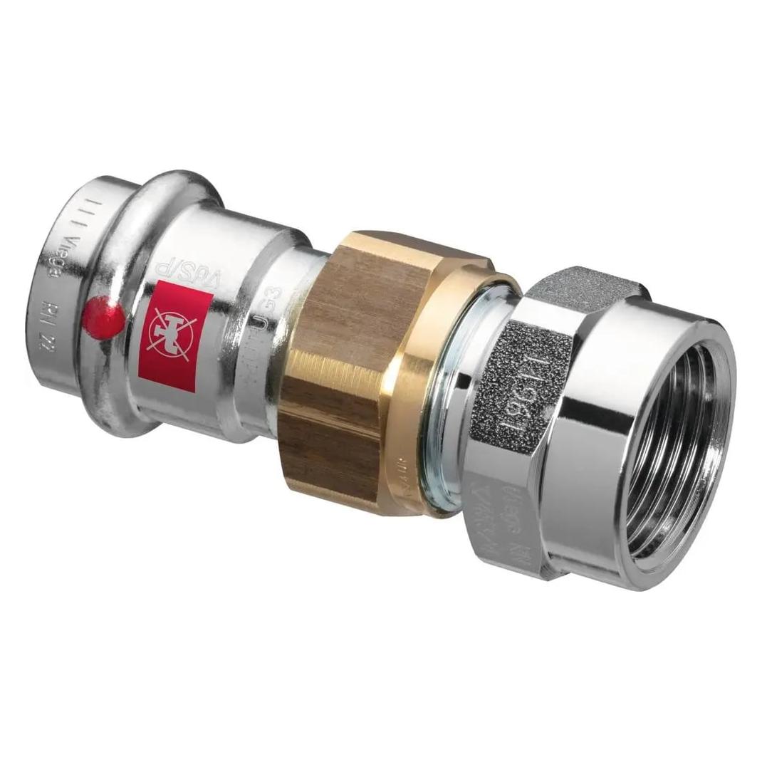 Viega Verschraubung Prestabo Stahl vz IG m SC-Cont. flachd. 22mmx1 (643478)
