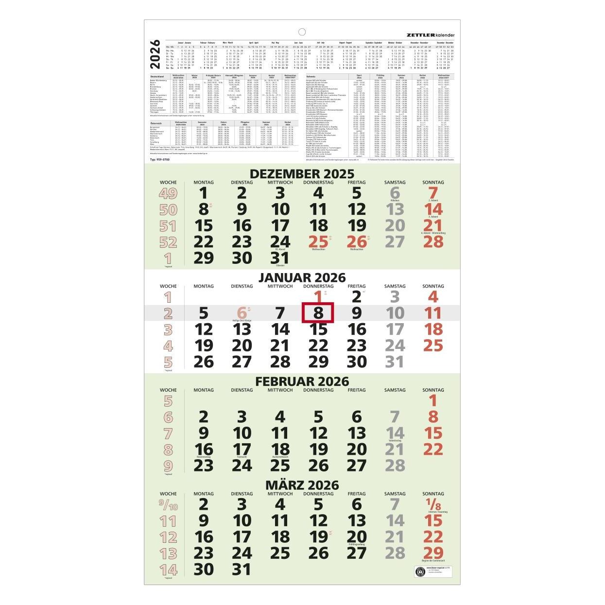 Zettler 660170/959-0700 33x59cm (33 x 45 cm) (959-0700 (660170))
