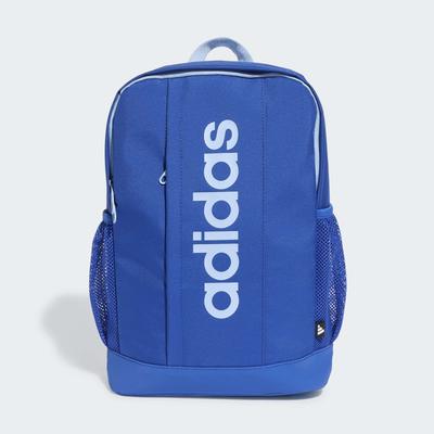Rucksack ADIDAS PERFORMANCE "KIDS LINEAR", blau (royal blau, glow blau), Rucksäcke, Kinder, Obermaterial: 100% Polyester, Rucksack, Maße: 10,5cmx 23cm x34cm
