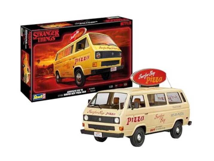 Revell 07725 VW T3 Bus Surfer Boy: Stranger Things 1:24 Schaal Ongebouwd/Ongeschilderd Plastic Model Kit