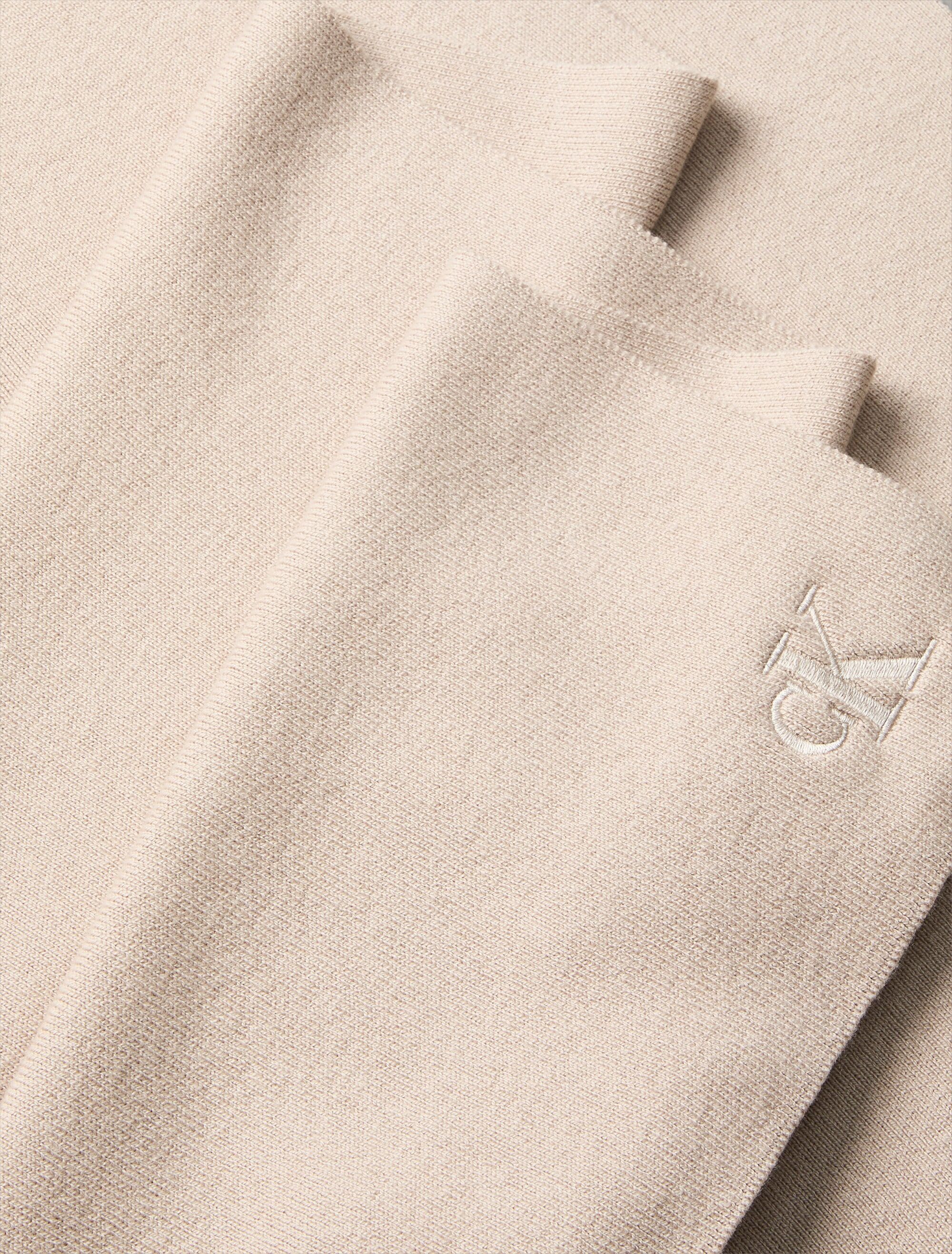 Modetuch CALVIN KLEIN JEANS "CK FINE RIB SCARF", Damen, grau (chateau gray), Web, Viskosemischung, unifarben, Modetücher Modetuch, mit klassischem unifarbenen Design chateau gray Einheitsgröße