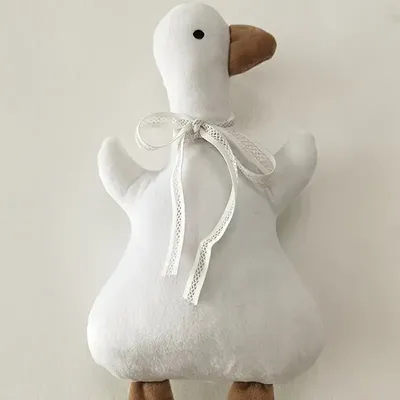 Goose Plush Swan Soft Animal, Duck Plush Hen, Adorable Rooster Giraffe Plush Stuffed Animal Baby Toy Comforting duck