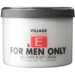 500ml Village Vitamin E Bodycream For Men Only