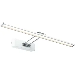 Paulmann LED Bilderleuchte GALERIA BEAM SIXTY, 230V, 11W 2700K 1050lm, mit Gelenkarm, weiß / Chrom PAUL-99893