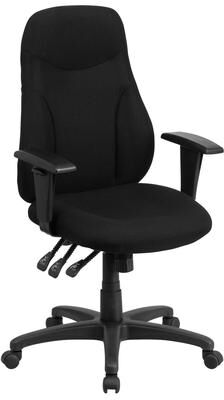 Flash Furniture High Back Fabric Multifunction Ergonomic Task Chair with Adjustable Arms