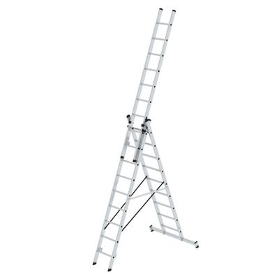 Munk Mehrzweckleiter 11108 3tlg nivello-Traverse 3x9 Sprossen