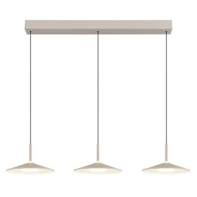 GLOBO LIGHTING Hängeleuchte "LAMPONE", weiß (sandfarben), 1, H: 180cm, 1 Stk., Leuchten, Hängeleuchte Sand, Opal, Soft-Lift, höhenverstellbar, LED 24W, Hängeleuchte