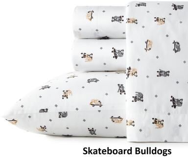 Poppy & Fritz Cotton Percale Printed Bed Sheet Sets