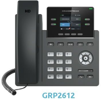 Grandstream GRP2612 POE Téléphone IP multifonctions sécurisé avec POE