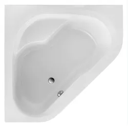DM-Ott Duschmeister SET 1 Eckbadewanne 135 x 135 weiß.. - Badewanne