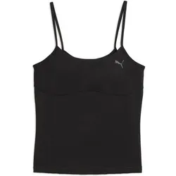 PUMA Damen Shirt MOVE 2IN1 TANK - REGULAR LENGTH, Größe L in Schwarz Schwarz