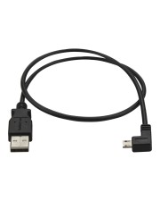 StarTech.com Micro USB Lade- und Sync-Kabel St/St Links gewinkelt Micro-USB 0,5m USB-Kabel Typ B M links abgewinkelt bis M 2.0 50 cm Schwarz (USBAUB50CMLA)