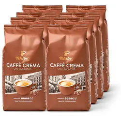 Tchibo - Caffè Crema Vollmundig - 8 x 1 kg Ganze Bohne - Intensität: 4/6